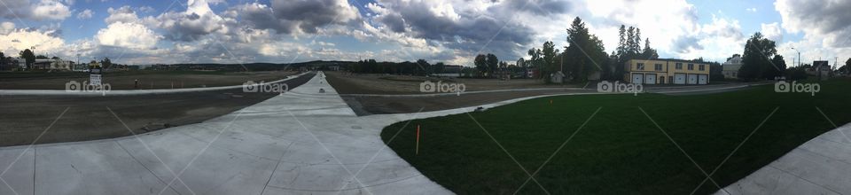 Lac-Mégantic centre-ville avant reconstruction 