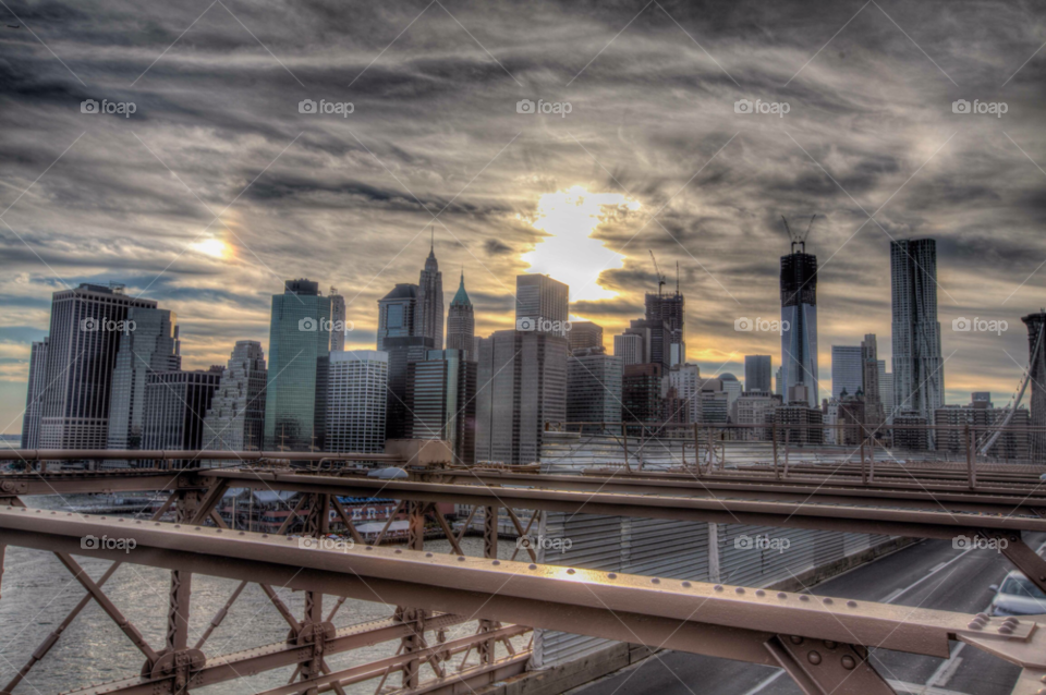 skyline usa new york cityscape by paulcowell