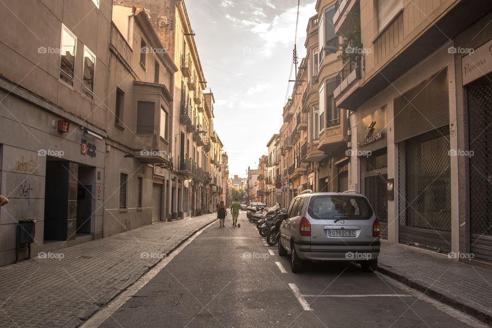 Walking in the streets of Spain
