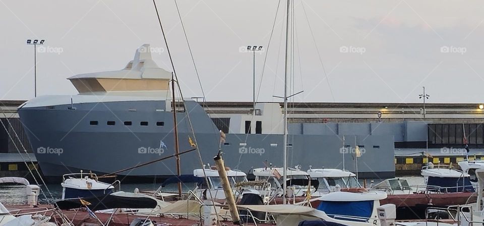 Barco en Varadero acabando de hacer