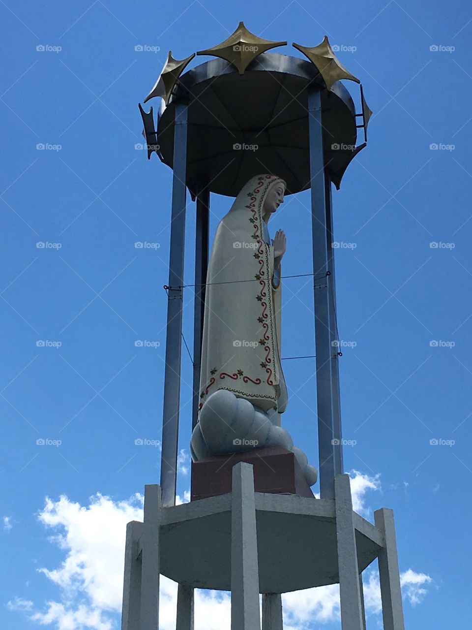 Our lady of Fatima statue at Indian lake Ohio 