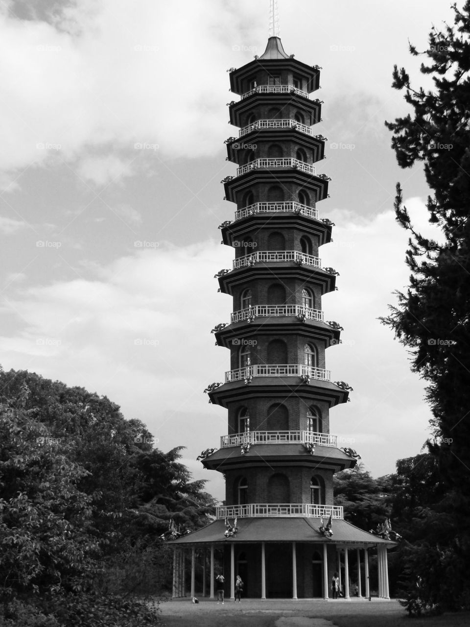 Great pagoda at kew gardens