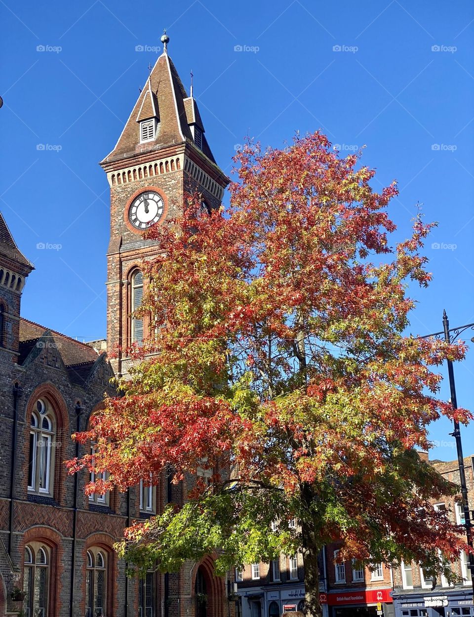 Autumn in the town 