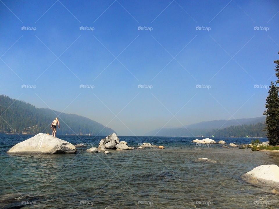 Water, No Person, Travel, Lake, Snow