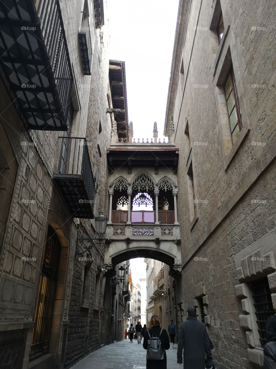 Bairro Gótico em Barcelona