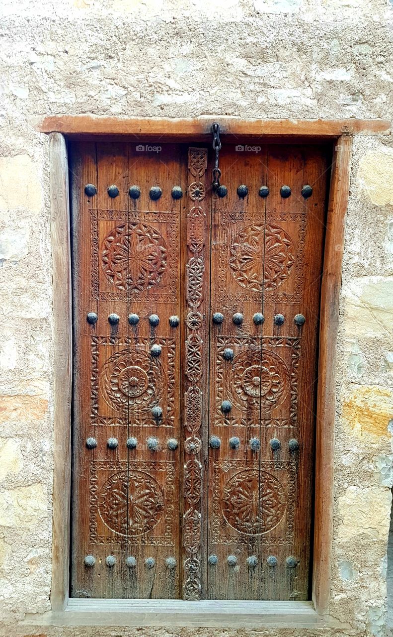 Old wooden door / Arabic style