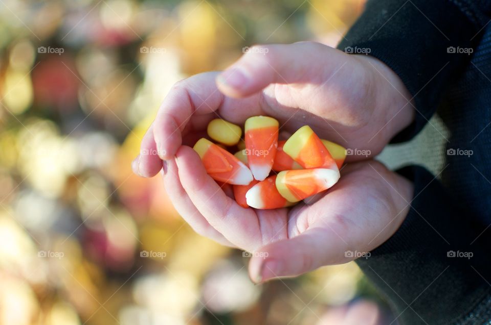 Candy In the hands 