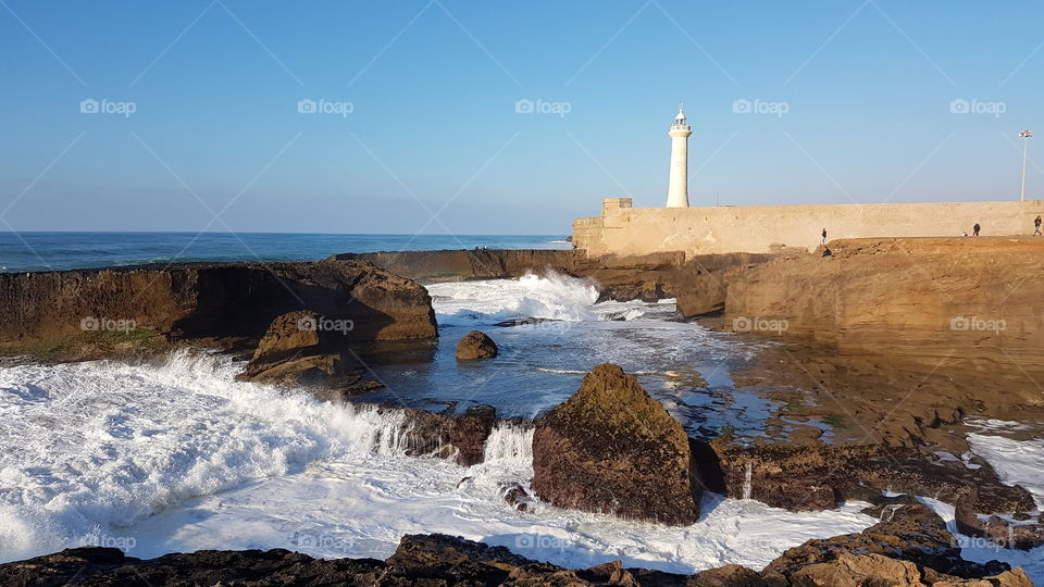 Rabat City Ocean Morocco