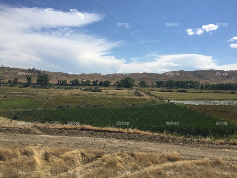 Landscape, No Person, Cropland, Travel, Hill