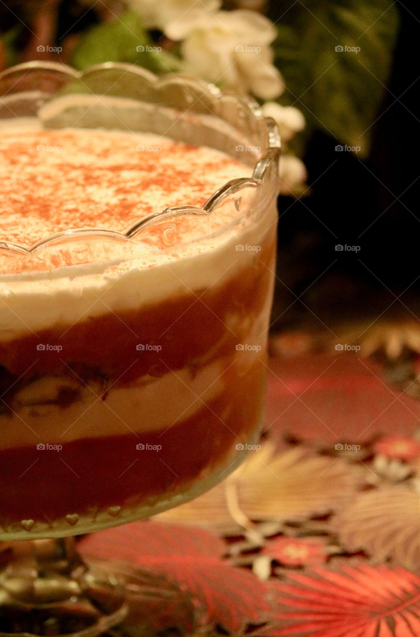 Gingerbread pumpkin trifle 