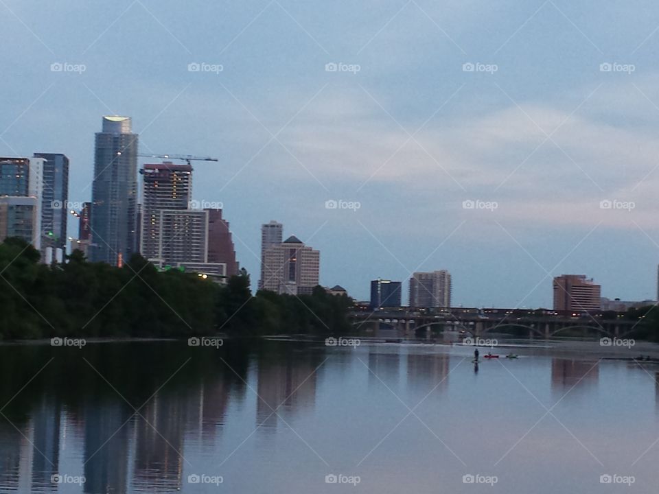 City, Architecture, River, Reflection, Water