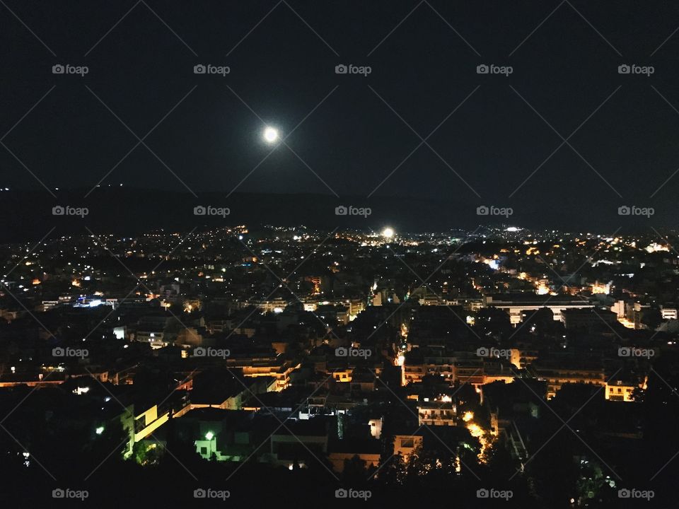 Athens by night 