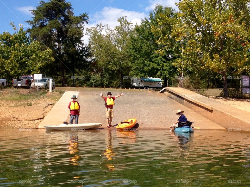 End of the paddling adventure 