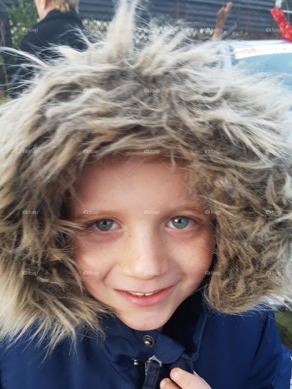 fur good winter happy child
