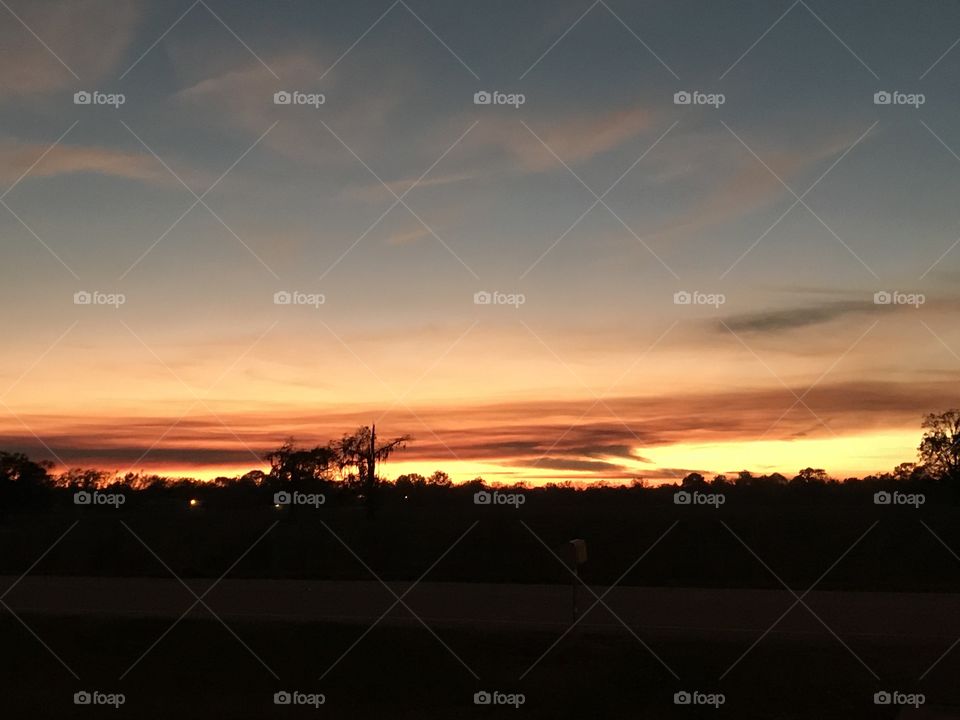 South Louisiana sunset 