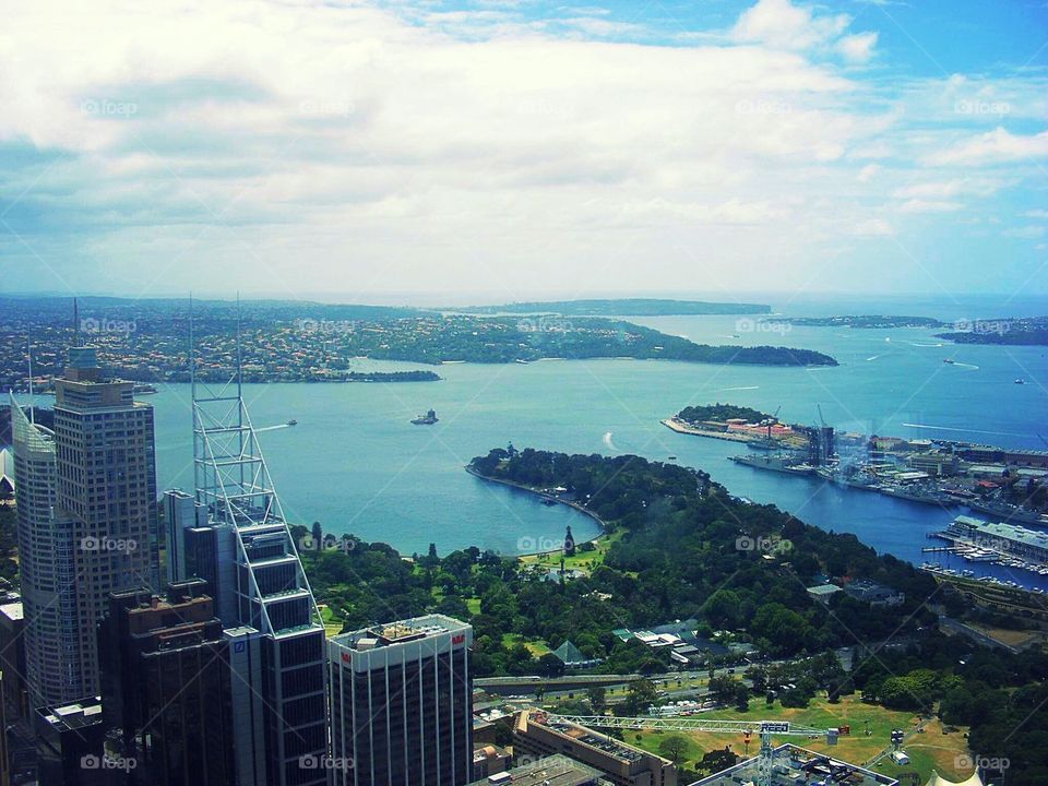 Sydney City Aerial View 
