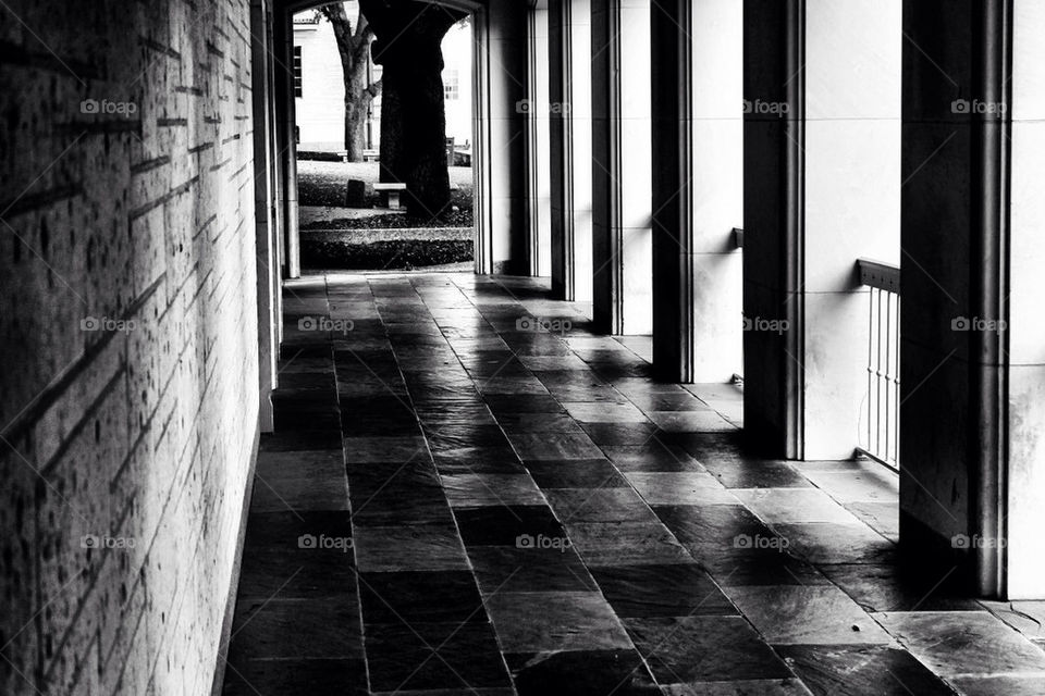 white black hallway texas by avphoto