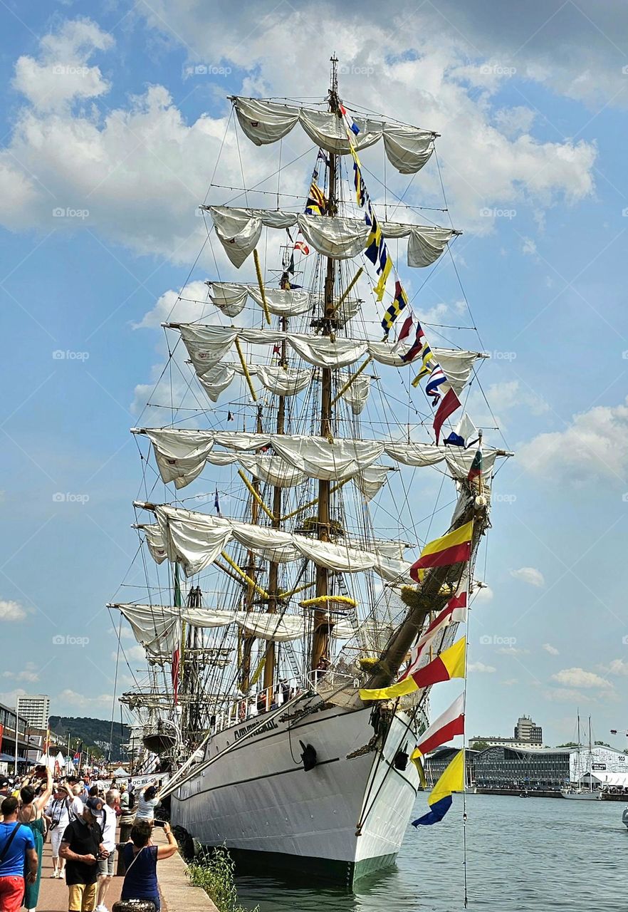 Cautemoc à l'armada de Rouen