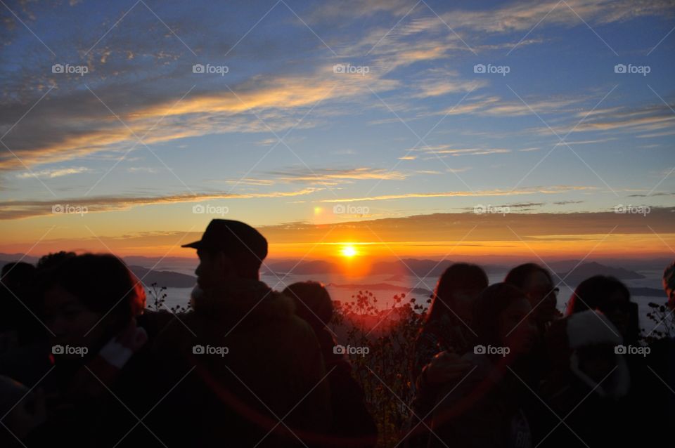 Sunset, Evening, Dusk, Backlit, Landscape