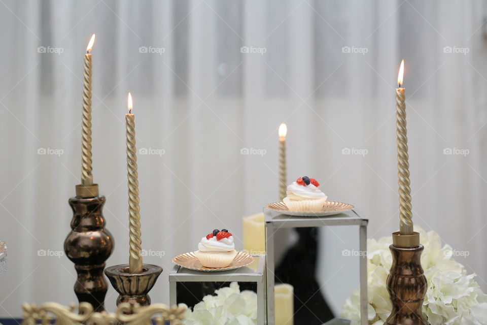 The cake and the candle