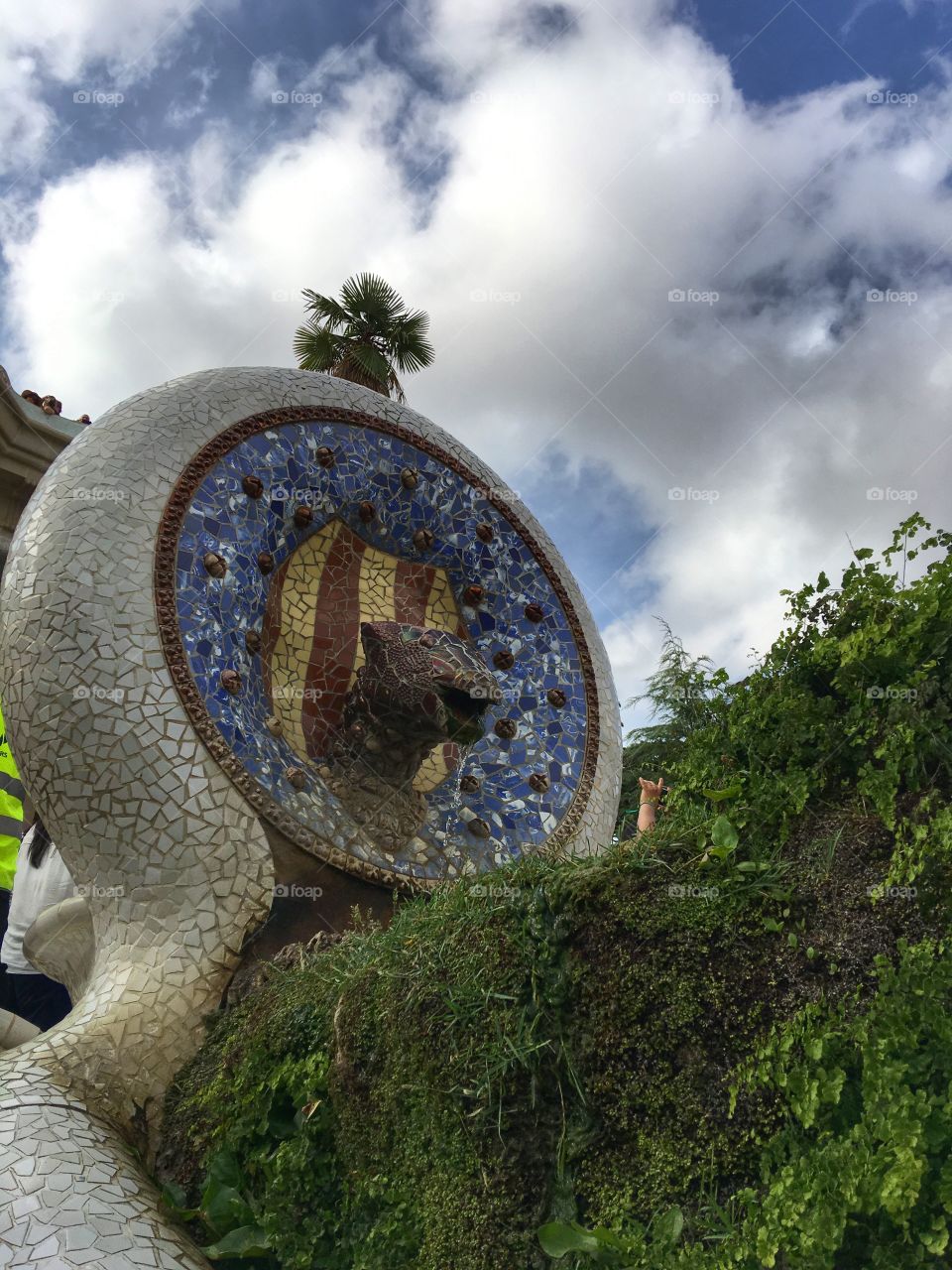 Gaudi park Barcelona 