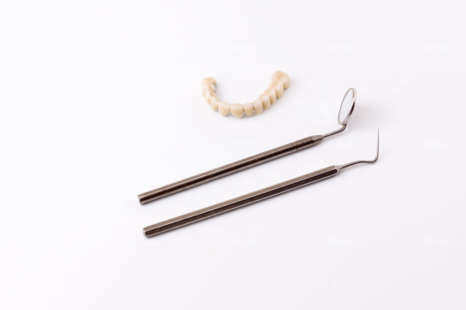 Dental tools and bridge