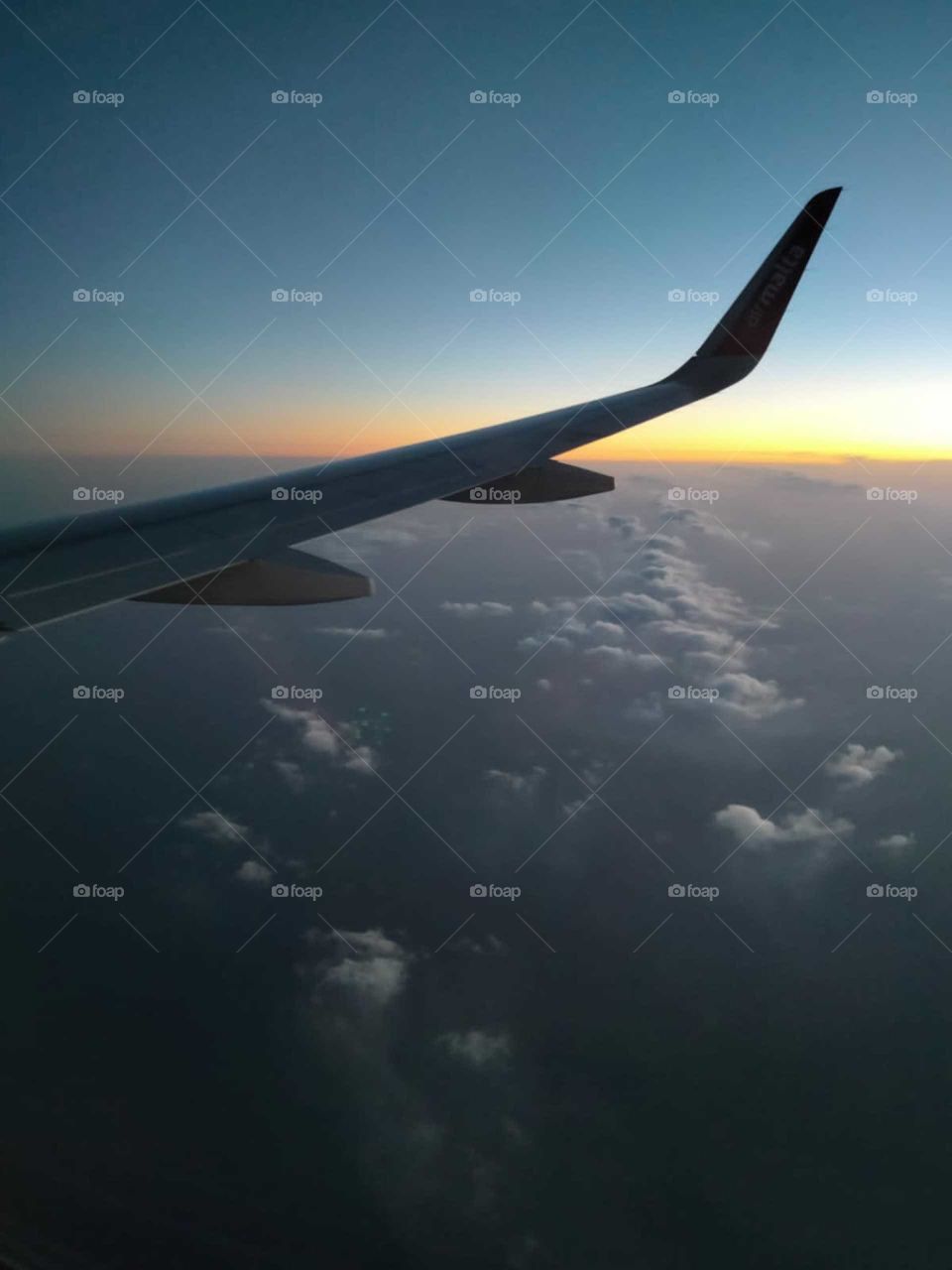 Sky by plane 