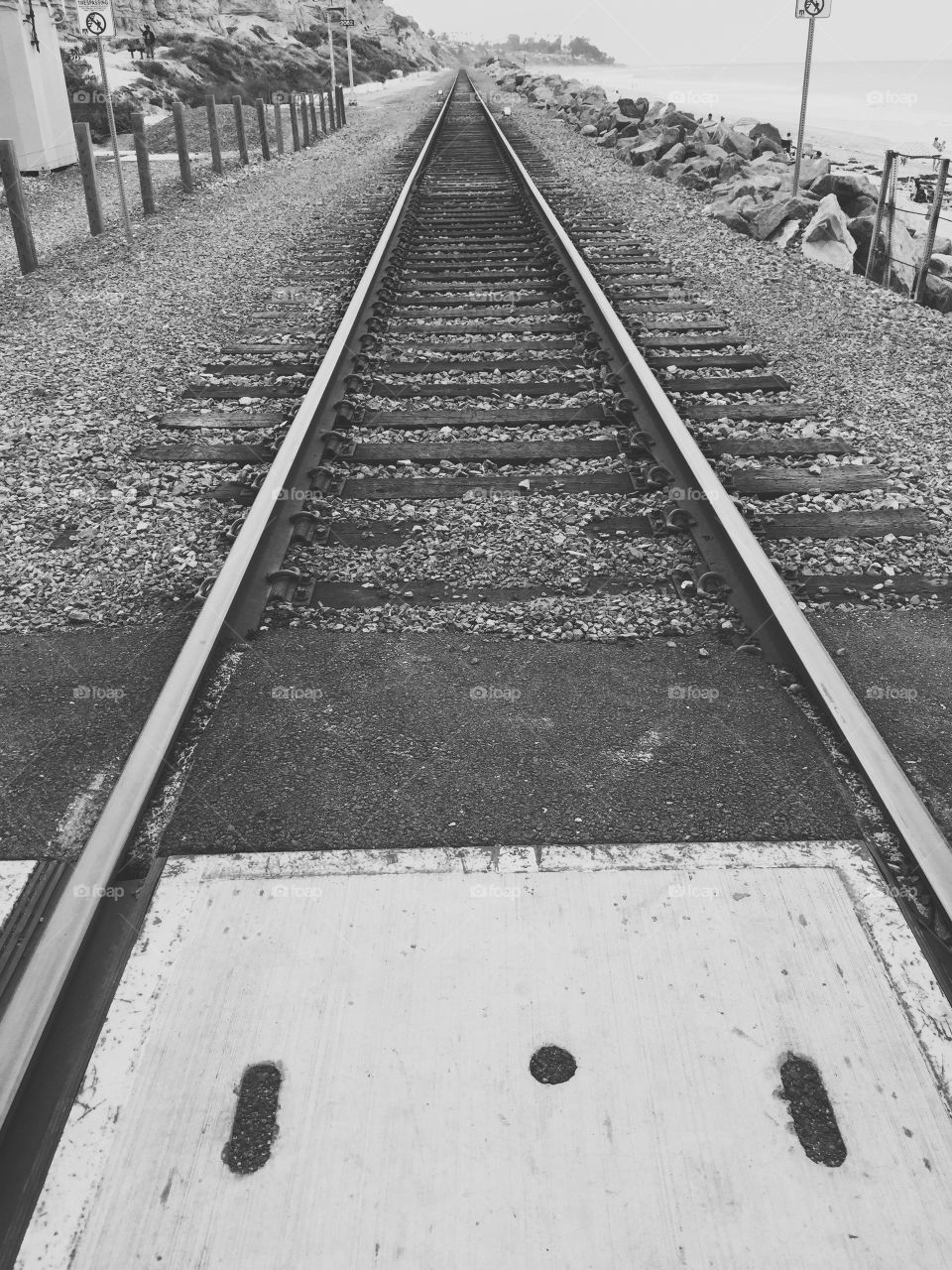 San Clemente railroad tracks 