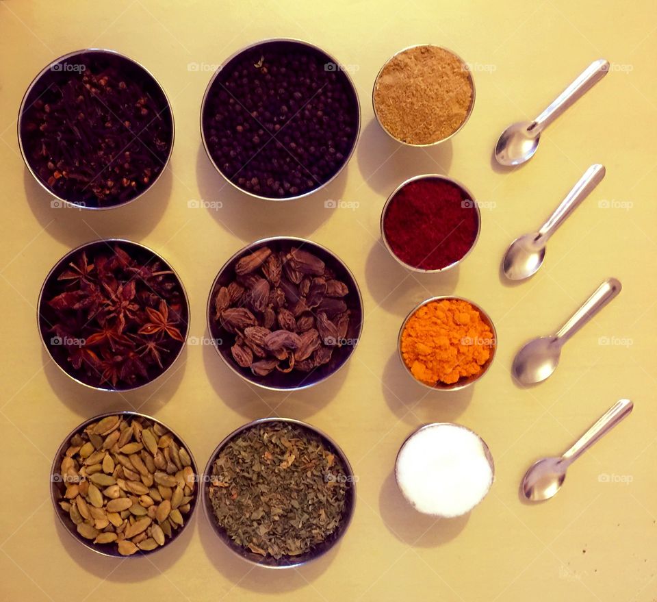 Spices from around the world 