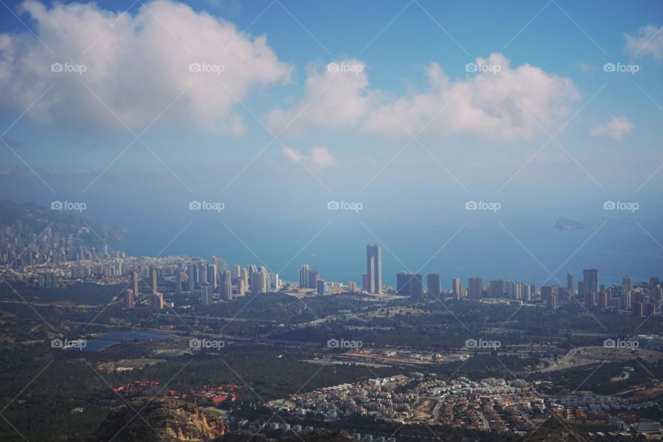 City#view#buildings#nature#panorama#sky#sea#clouds