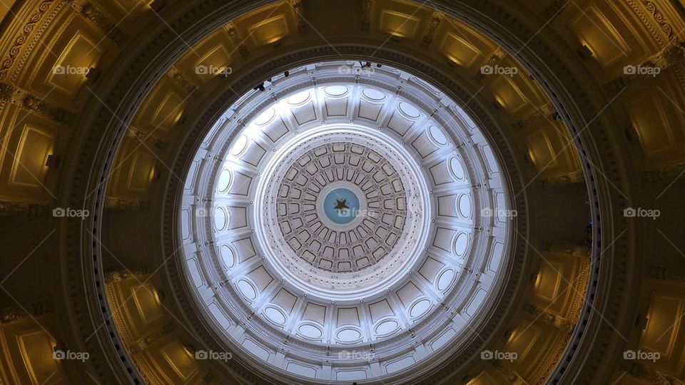 Interior dome Texas Capitol
