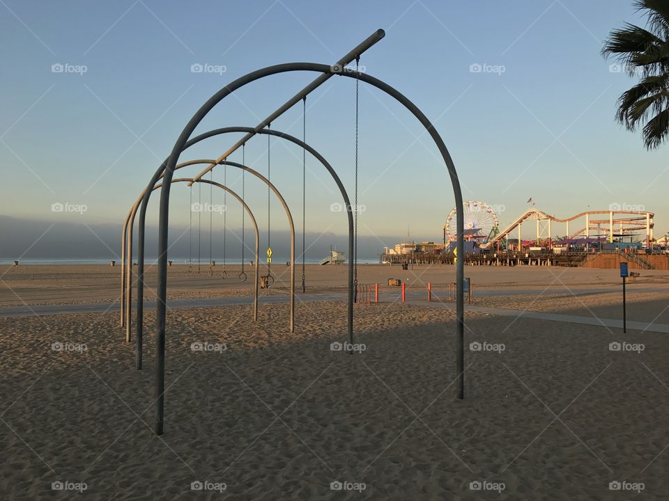 Monkey Bars on the Beach