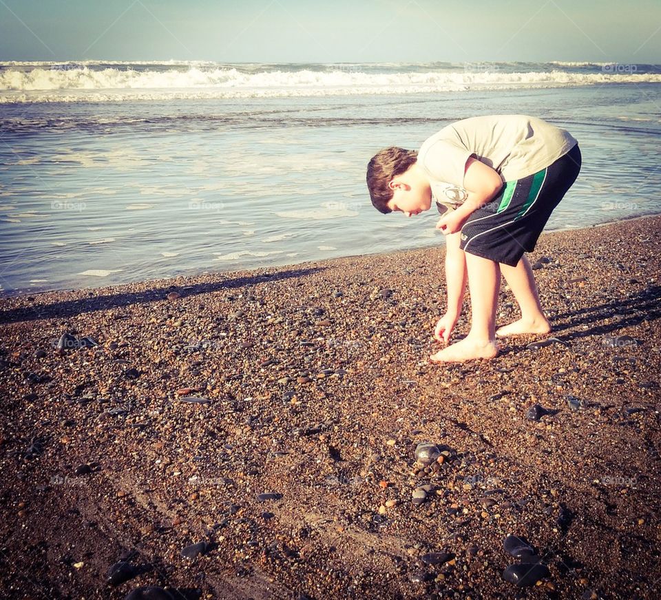 Beach combing