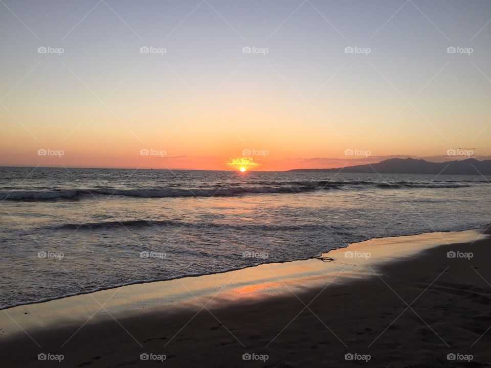 Evening Peace. Sunset in Puerto Vallarta