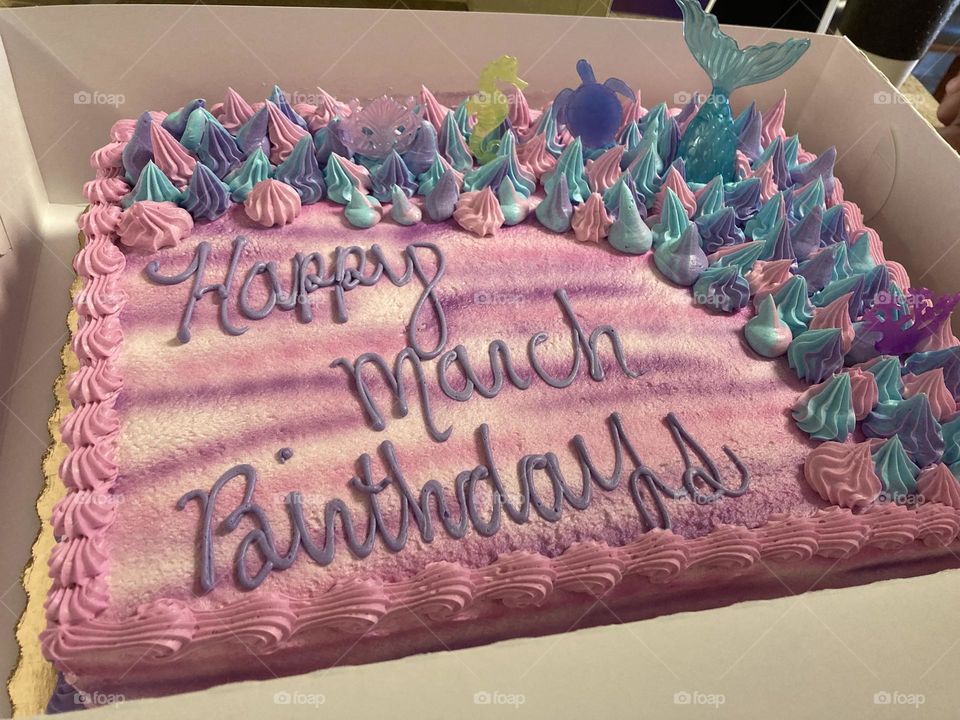 Mermaid birthday cake 🎂