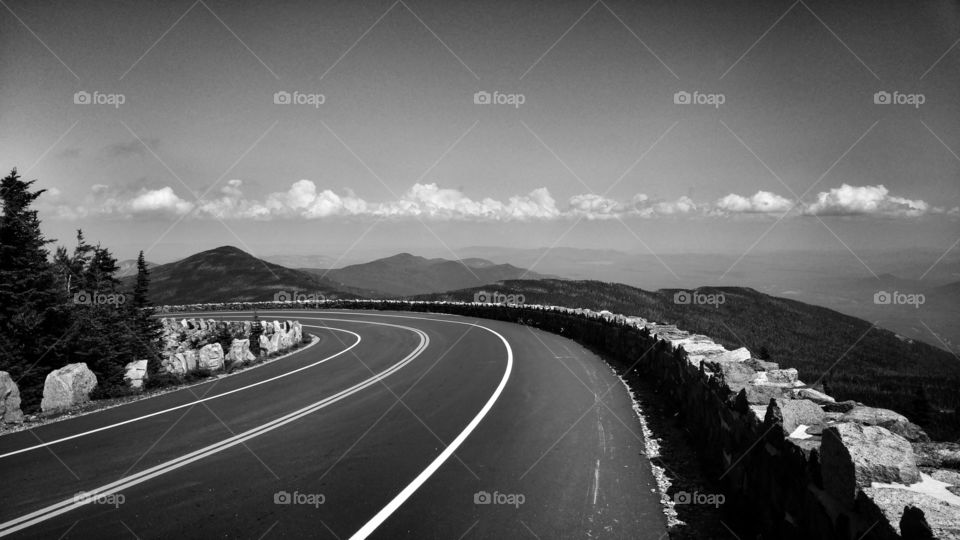 Whiteface Mountain Road Curve