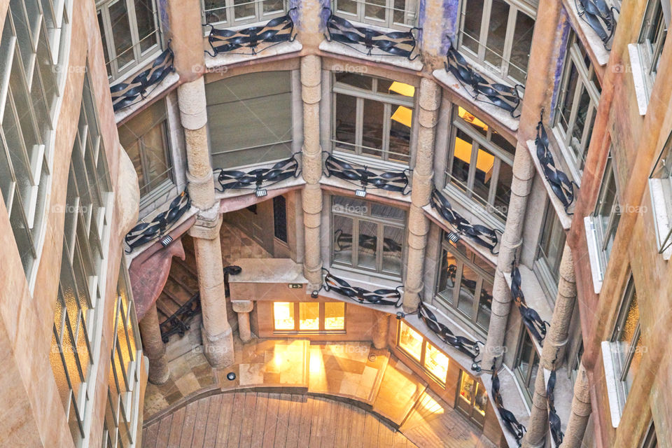 La Pedrera patio