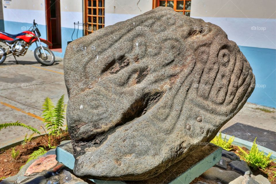Petroglyph Carving, Mexico