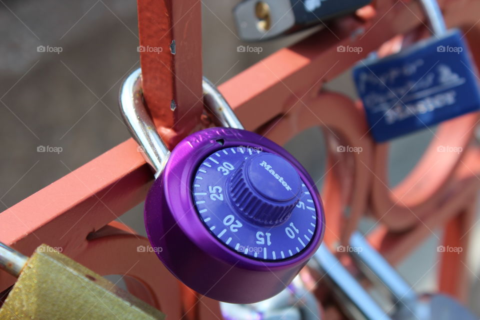 Purple Padlock