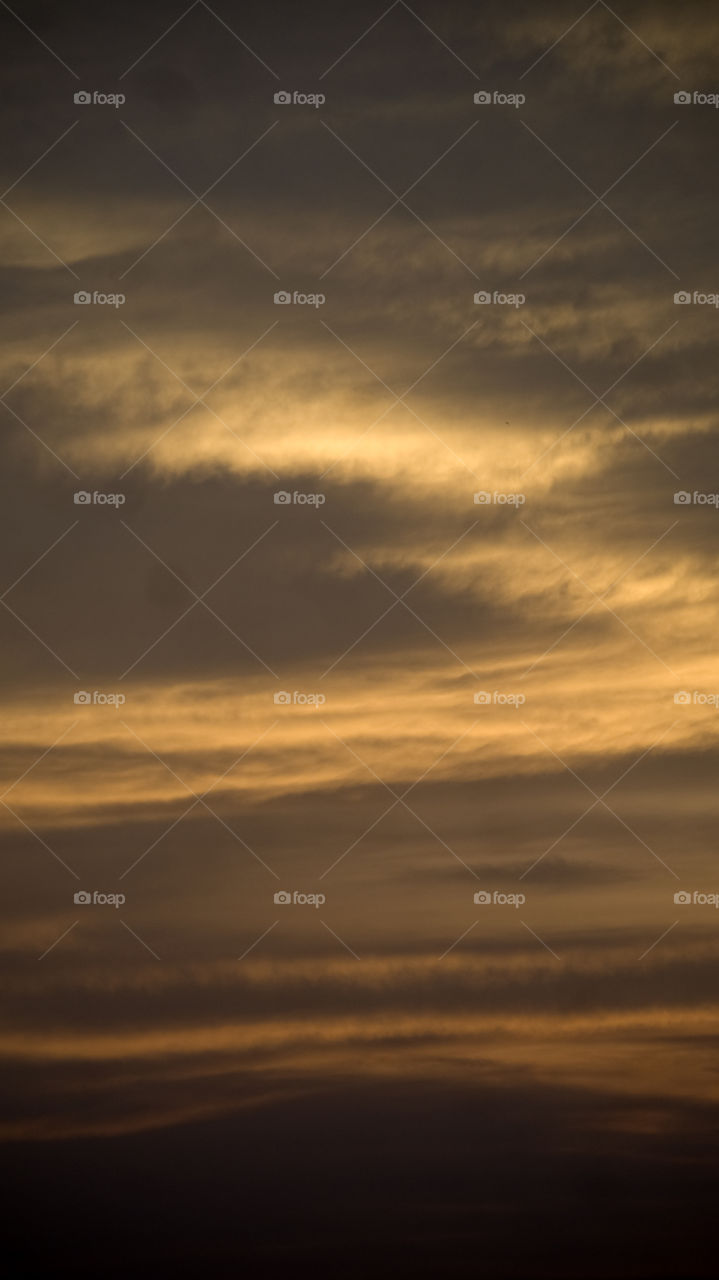 The layers of colours in the beautiful sky.