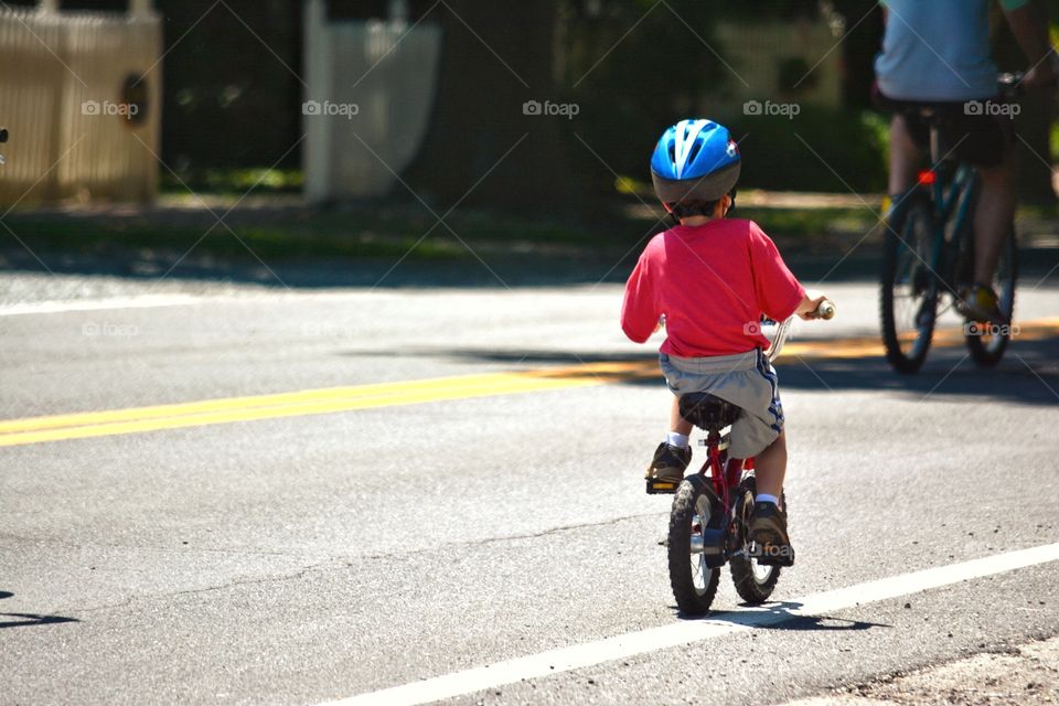 Child on a Bike