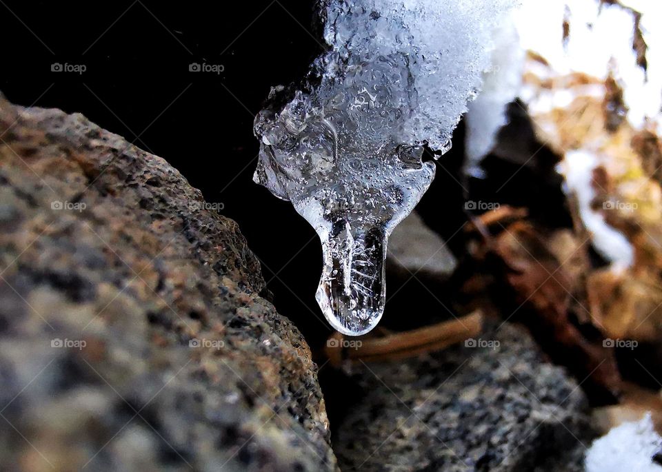 ice forms of nature