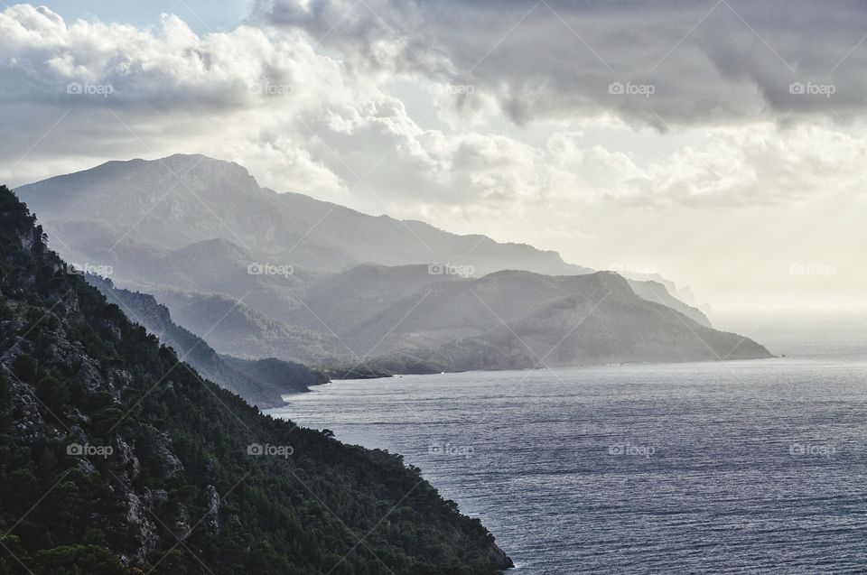 Mountain, Water, Landscape, No Person, Travel