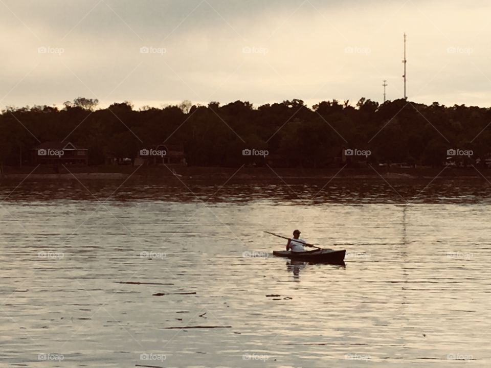 Rowing on the ohio river