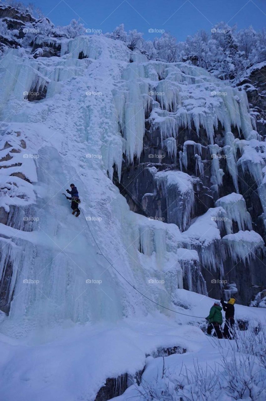 Glacier On rock 