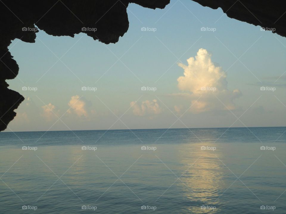 Water, Sunset, No Person, Beach, Backlit