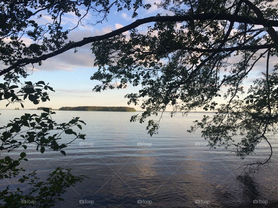 Lake view in Finland
