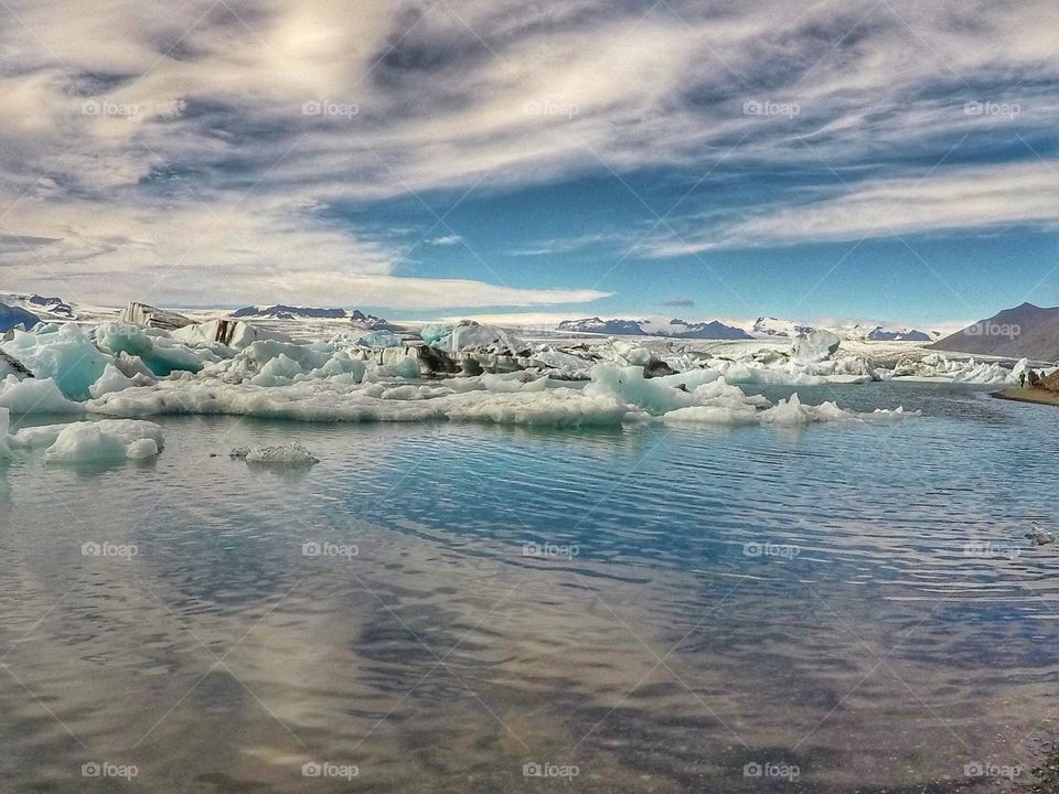 Glacier lagoon in Iceland 