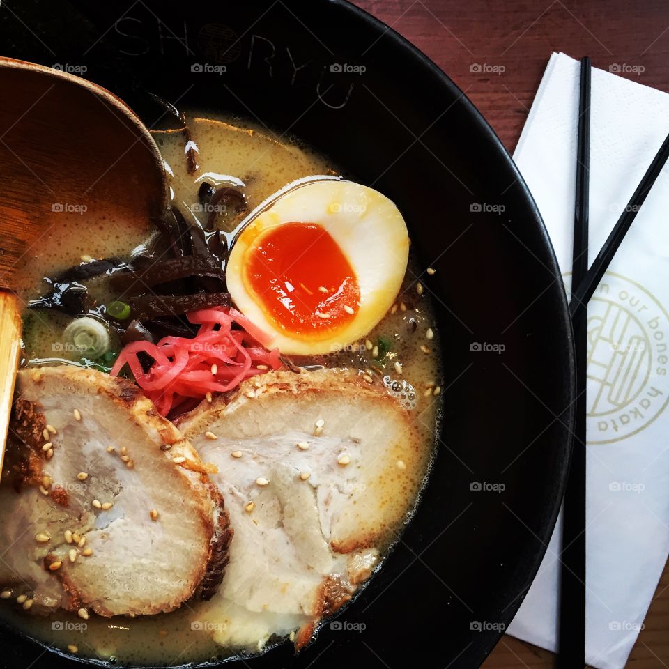 Let’s Eat!, Ramen At A Restaurant, Eating Ramen, Eating Out, Japanese Restaurant, Delicious Ramen, Delicious Meals, Chopsticks With Ramen