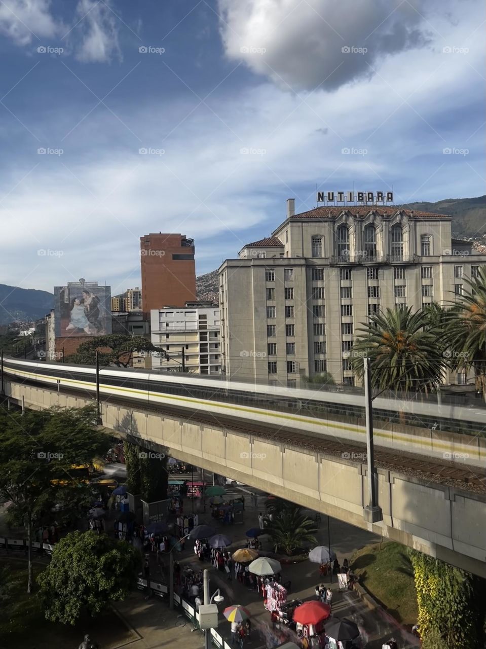 The metro in Medellin 